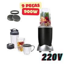 Liquidificador Portátil Personal Blender 900W Copo Squeeze Lâmina de Aço Inox Premium 110v ou 220v Liquidificador Portátil Personal Blender 900W Copo Squeeze Lâmina de Aço Inox Premium 110v ou 220v