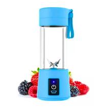 Liquidificador Portátil Recarregável Copo 380ml 6 Lâminas Suco Shake Vitamina