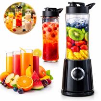 Liquidificador Portátil Sokany 500ml Mini Blender Bivolt Potente para Academia Shakes e Vitaminas