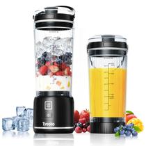Liquidificador portátil Tyooko 530 ml recarregável por USB, dois modos Liquidificador portátil Tyooko 530 ml recarregável por USB, dois modos