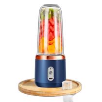 Liquidificador Portátil Usb 400Ml Misturador Sucos Potente