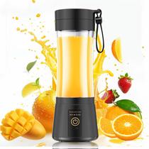 Liquidificador portátil YFIXQNSU para smoothies e shakes com copo de 350 ml Liquidificador portátil YFIXQNSU para smoothies e shakes com copo de 350 ml