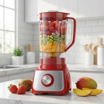 Liquidificador Potente 1100W 12 Vel. Inox Jarra 3L Liquidificador Potente 1100W 12 Vel. Inox Jarra 3L