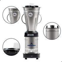 Liquidificador Profissional 4 Litros Inox Baixa Rotação (triturador)