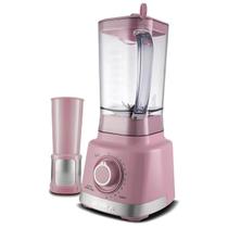 Liquidificador Rosa Britânia 3L 1400W Turbo com Filtro Liquidificador Rosa Britânia 3L 1400W Turbo com Filtro