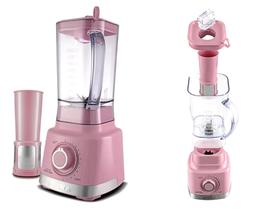 Liquidificador Rosa Britania Pro Maxx Turbo 3L 1400W 127v - Britânia