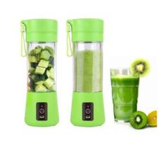 Liquidificador Shake Juice Cup Portátil Com Usb Verde