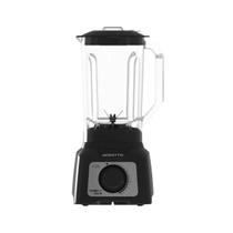 Liquidificador turbo 3,2l preto cristal 1200w 220v agratto