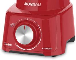 Liquidificador Turbo L-900 FR Mondial 900W 220V Vermelho com Filtro Inox