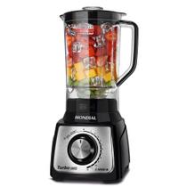 Liquidificador Turbo Mondial Preto e Inox 1200W L-1200 BI