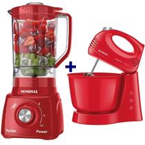 Liquidificador Turbo Power L-99-Fr Com Batedeira B-44R Mondia - Mondial Liquidificador Turbo Power L-99-Fr Com Batedeira B-44R Mondia - Mondial