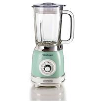 Liquidificador Vintage Ariete Verde, Copo de Vidro 1.5 L, 4 Lâminas de Aço Inoxidável, 4 Velocidades + Pulso, 1000 Wats - 127V - Eliete
