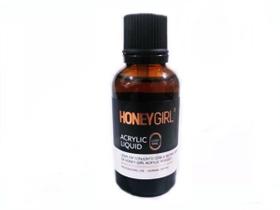 Liquido Acrílico Monomer Honey Girl Unha De Porcelana 30ml