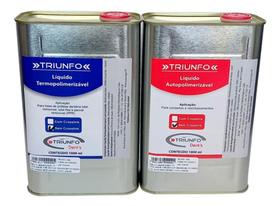 Liquido Autopolimerizavel 1Lt + Termopolimerizavel 1 Lt - KIT TRIUNFO