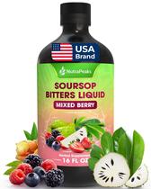 Líquido de desintoxicação à base de ervas NutraPeaks Soursop Bitters 473 ml