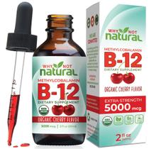 Líquido de vitamina B12 (por que não natural) Extra Strength 60 x 5000mcg
