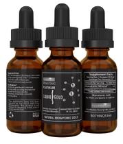 Líquido monoatômico Ormus Gold Platinum 30mL - 3 Leaf Naturals