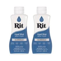 Líquido multiuso Dye Rit, 240 ml, pacote com 2 unidades, azul royal Líquido multiuso Dye Rit, 240 ml, pacote com 2 unidades, azul royal