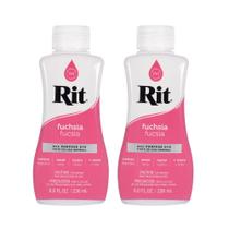 Líquido multiuso Dye Rit, 240 ml, pacote com 2 unidades, fúcsia