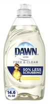 Líquido para lavar louça Dawn Free & Clear Lemon 430 ml (pacote com 2)