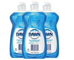Líquido para lavar louça Dawn Não Concentrado Original 375mL x3