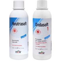 Líquido Permanente Itely Kit Ondasoft N º1 Cabelos Naturais e Difíceis + Neutrasoft Dupla Ação 240 ml