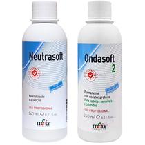 Líquido Permanente Itely Kit Ondasoft Nº 2 Cabelos Sensíveis e Coloridos+ Neutrasoft Dupla Ação 240 ml