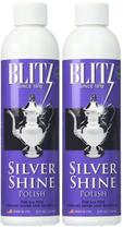 Líquido Polish Blitz 20633 Shine para 240 ml banhado a prata esterlina Líquido Polish Blitz 20633 Shine para 240 ml banhado a prata esterlina