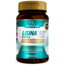 Lisina em cápsulas sem sabor - 600 mg de lisina por porção Lisina em cápsulas sem sabor - 600 mg de lisina por porção