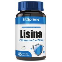 Lisina + Viitamina C e Zinco 60 Cápsulas FitoPrime