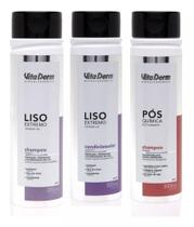 Liso Extremo Shampoo Condicionador Vita Derm + Pós Química