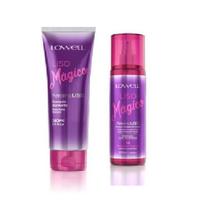 Liso Mágico Lowel Kit Shampoo + Spray Termoativado Finalizador - lowell