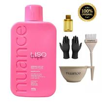 Liso Perfeito 400g Nuance Professional Kit Aplicação