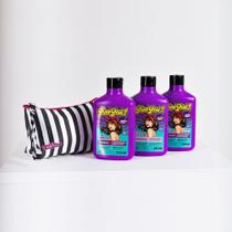 Liso Responsa - Kit Shampoo + Condicionador + Defrizante + Necessaire Listrada Liso Responsa - Kit Shampoo + Condicionador + Defrizante + Necessaire Listrada
