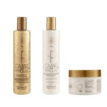 Lissé Kit Caviar Shampoo 300ml + Mascara 250ml + Condicionador 300ml