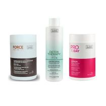 Lisse Kit Profissional 1 Shampoo Detox + 2 Máscaras