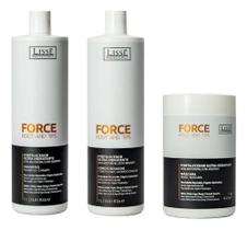 Lisse Pro Force De 01 Litro shampu, cond e mascara 1 Kl