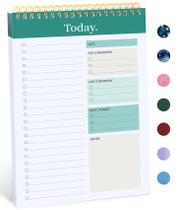 Lista de tarefas, bloco de notas, lista de tarefas, lista de tarefas, caderno para trabalho, verde - Taja