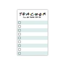 Lista de tarefas do professor de notas adesivas Eu estarei lá para você 4x6 Lista de tarefas do professor de notas adesivas Eu estarei lá para você 4x6