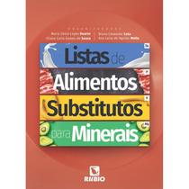 Listas de alimentos substitutos para minerais - Editora Rúbio