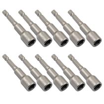 Litoexpe Jogo de 10 Pontas Magnéticas para Porca Sextavada 3/8" Litoexpe Jogo de 10 Pontas Magnéticas para Porca Sextavada 3/8"