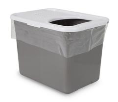 Litter Pan Liners Petmate Top Entry, cinza escuro, 8 unidades