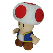 Little Buddy de pelúcia Super Mario All Star Toad 7,5 cm