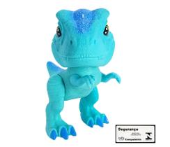 Little Dino Velociraptor Bambola Dinossauro Articulado de Vinil Brinquedo Infantil Recreativo