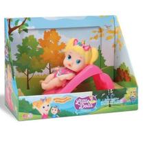 Little DOLLS Playground Boneca Menina com Escorregador Divertoys 8096