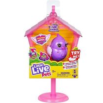 Little Live PETS Passaro NA Casinha Rosa FUN F0165-0 Little Live PETS Passaro NA Casinha Rosa FUN F0165-0