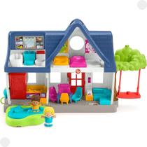 Little People Friends Together Play House Conjunto de Brinquedos Para Aprendizagem de Crianças 10 peças HWH02 - Mattel Fisher Price