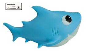 Little Shark Azul Mister Brinque Tubarao de Vinil Macio Leve Divertido Brinquedo Infantil Recreativo
