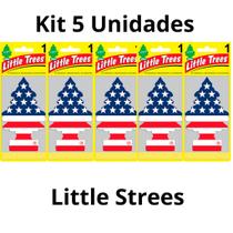 Little Trees Original - Kit com 5 Unidades sortidas (Aromatizantes, Cheirinho para Carro, Casa e Ambientes)