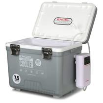 Live Bait Cooler ENGEL PRO 7.5Qt com aerador de íon de lítio - prata